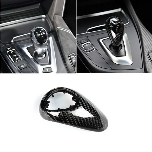 BMW Carbon Fiber Gear Shift Knob Cover